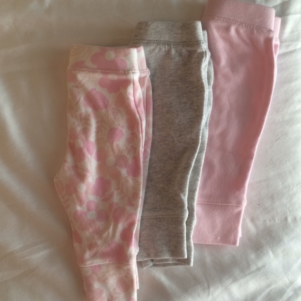 0-3m Cloud Island Leggings (3 pair)
